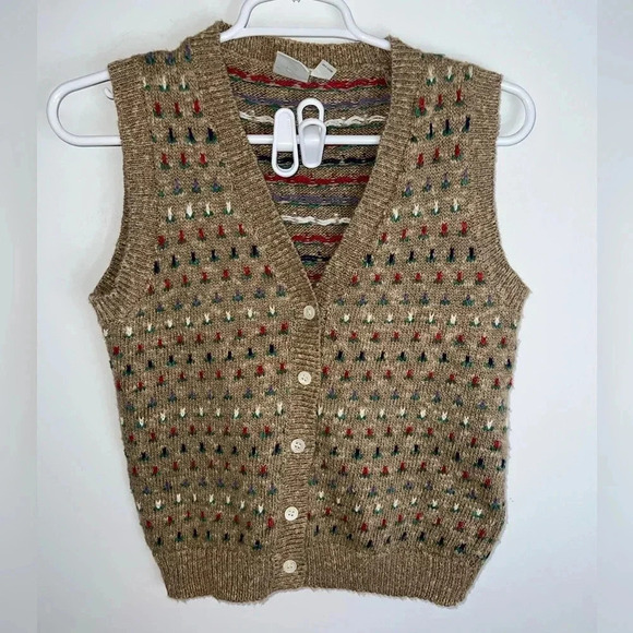 Vintage Tops - VINTAGE JG HOOK UNIQUE FASHION VEST